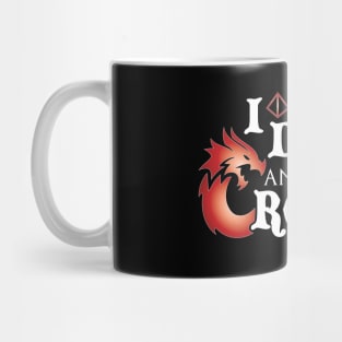 I Drink & I Roll Things (Chromatic Dragon / White) Mug